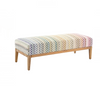 Dash & Albert Poppy Multi Freida Rug Bench