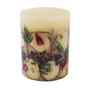 Rosy Rings Spicy Apple Medium Round Botanical Candle