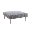 Dash & Albert Samson Navy Rug Ottoman