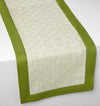 Sferra Mikela Table Runner in Fern