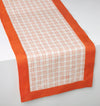 Sferra Mikela Table Runner in Tangerine