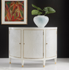 Modern History Shagreen Half Round Cabinet