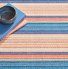 Dash & Albert Sloane Stripe Sunset Handwoven Cotton Rug