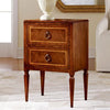 Modern History Small Two Drawer Commode - Walnut