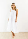 Jacaranda Living Theresa White Cotton Nightgown