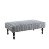 Dash & Albert Samson Navy Rug Ottoman