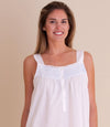 Jacaranda Living Vicki White Cotton Nightgown