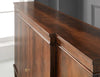 Modern History Walnut Breakfront Cabinet