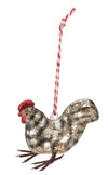 Glass Hen Ornament