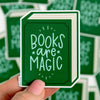 Books Are Magic Decal Sticker
