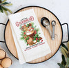 Paño De Cocina Saco de harina con leche y pan de jengibre navideño