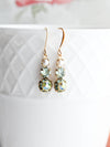 Peridot Green Earrings