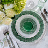 Arte Italica Renaissance Dinner Plate Italian Green Set of 4