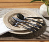 Blue Pheasant Alba Black Flatware 5-Piece Set