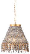 Jamie Young Angelou Beaded Cone Chandelier