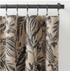 Pine Cone Hill Antigua Linen Black Curtain Panel