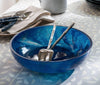 Blue Pheasant Sawyer Cobalt Serving Bowl - Lavender Fields