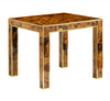 Modern History Brice End Table-Toffee Penshell