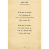 Sugarboo Designs Dreams - Poetry Collection Sign (Gallery Wrap)