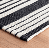 Dash & Albert Birmingham Black Woven Cotton Rug