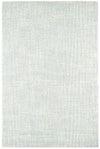 Dash & Albert Crosshatch Sky Micro Hooked Wool Rug