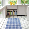 Dash & Albert Denim Plaid Woven Cotton Rug