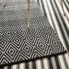 Dash & Albert Diamond Black/Ivory Indoor/Outdoor Rug