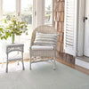 Dash & Albert Diamond Light Blue/Ivory Indoor/Outdoor Rug