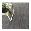 Dash & Albert Herringbone Black/Ivory Indoor/Outdoor Rug - Lavender Fields