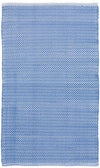 Dash & Albert Herringbone French Blue/White Indoor/Outdoor Rug