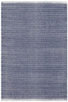 Dash & Albert Herringbone Indigo Woven Cotton Rug