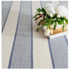 Dash & Albert La Mirada Navy Woven Cotton Rug - Lavender Fields