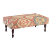 Dash & Albert Pali Rug Ottoman - Lavender Fields