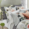 Designers Guild Peonia Grande Zinc Duvet Cover - Lavender Fields