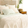 Pine Cone Hill Diamond Ivory Matelasse Coverlet