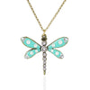 Anne Koplik Paisible Crystal Dragonfly Necklace