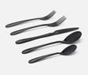 Blue Pheasant Alba Black Flatware 5-Piece Set