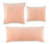 Pine Cone Hill Gehry Velvet/Linen Nude Decorative Pillow