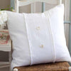 Taylor Linens Hampton White Linen Porch Pillow