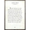 Sugarboo Designs Kahlil Gibran Book Collection (Grey Wood Frame)