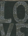 Sugarboo Designs L-O-V-E Art Print (Grey Wood Frame) 36" x 25"