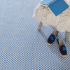 Dash & Albert Mainsail French Blue Handwoven Indoor/Outdoor Rug