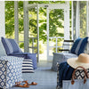 Mingled Denim Indoor/Outdoor Pouf