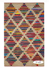 Dash & Albert Mod Chindi Multi Handwoven Jute Rug