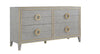 Modern History Abstract Dresser- Antique Grey - Lavender Fields