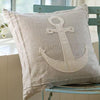 Taylor Linens Natural Anchor Porch Pillow