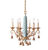 Pagoda Celadon Chandelier