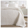 Pine Cone Hill Lush Linen Ivory Puff Sham - Lavender Fields