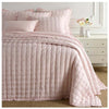 Pine Cone Hill Lush Linen Slipper Pink Puff Sham - Lavender Fields