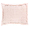 Pine Cone Hill Lush Linen Slipper Pink Puff Sham - Lavender Fields